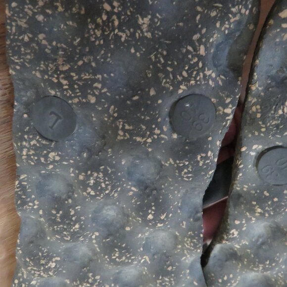 ASPORTUGUESAS Base Cork Sole Flip Flop Thong Sandals in Black Minimalist Sz 8/9 - Picture 11 of 11